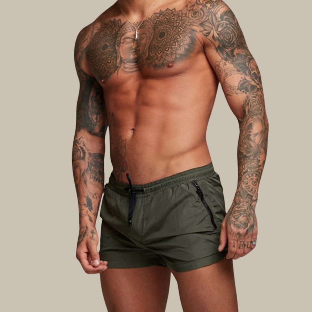 Bañador para hombre con bolsillos con cremallera
