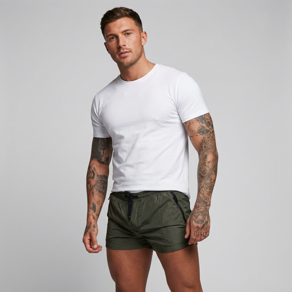 Bañador para hombre con bolsillos con cremallera