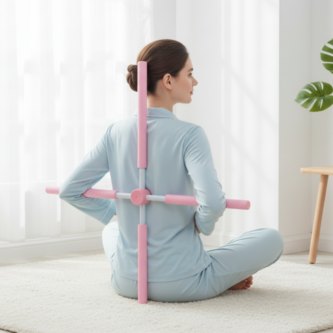 Barra de Yoga para Corrección de Postura y Soporte de Espalda