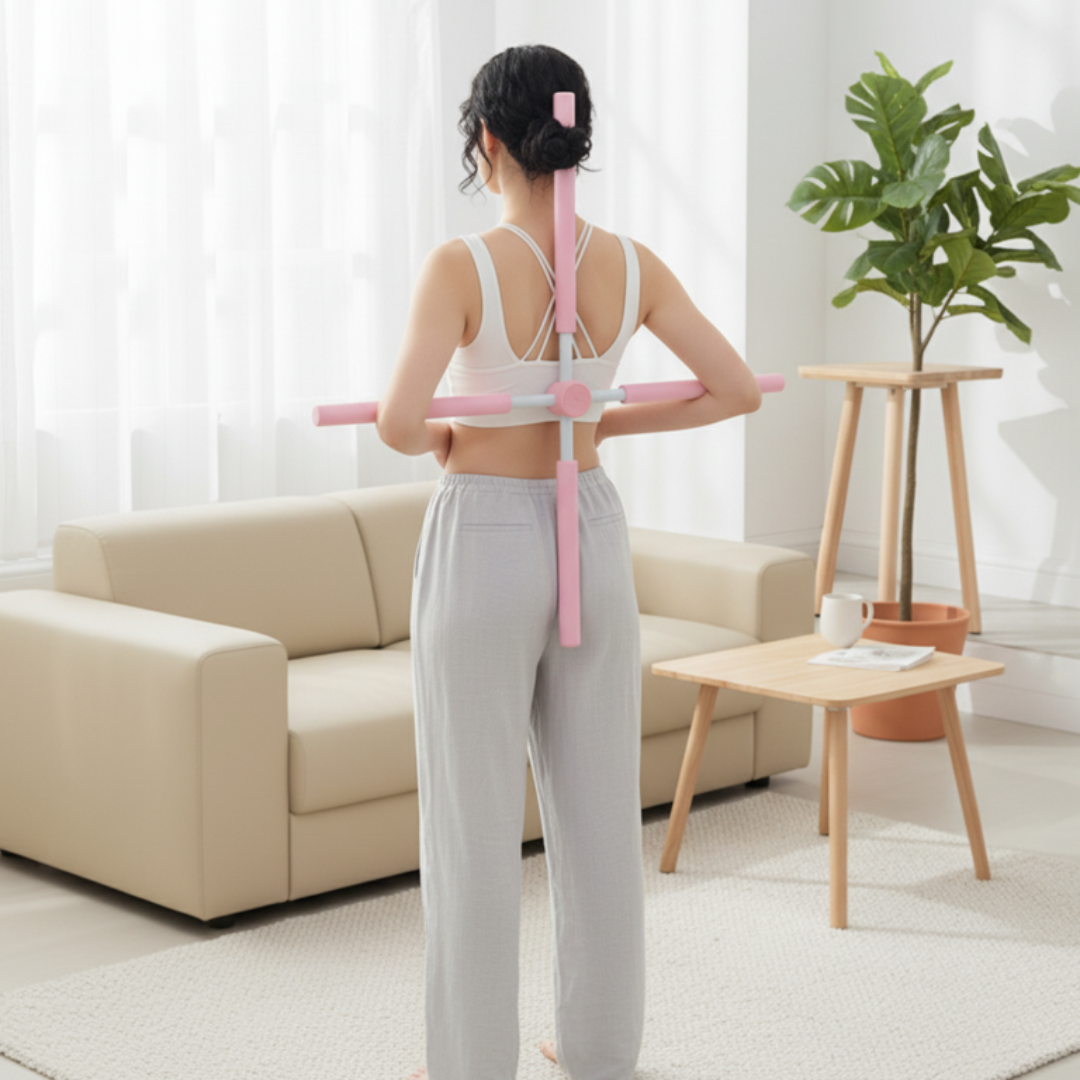 Barra de Yoga para Corrección de Postura y Soporte de Espalda