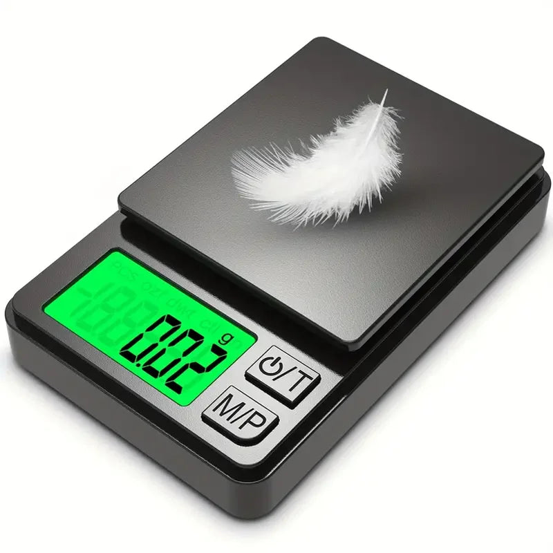 Báscula digital de bolsillo: capacidad de 1000 g, precisión de 0,1 g