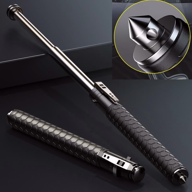 Bastón extensible automático de acero