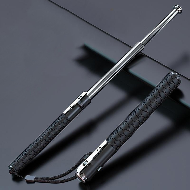 Bastón extensible automático de acero