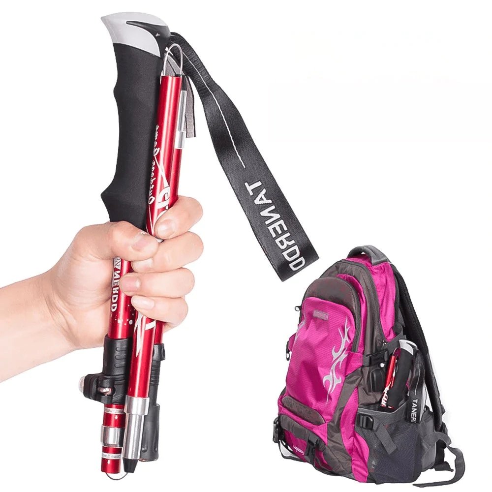 Bastones de trekking ajustables para senderismo: telescópicos y plegables