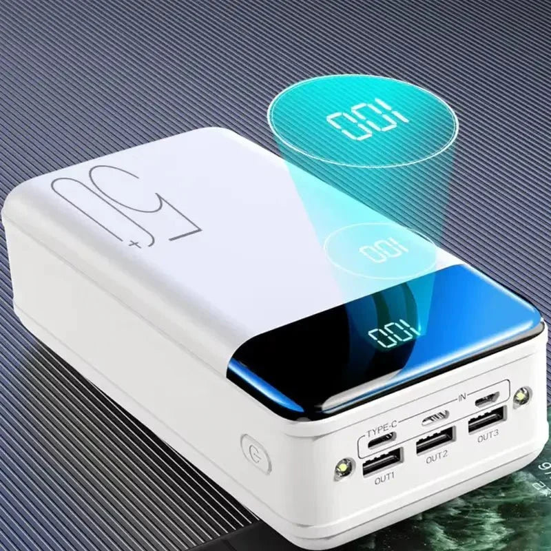Batería externa portátil de ultracapacidad de 50 000 mAh