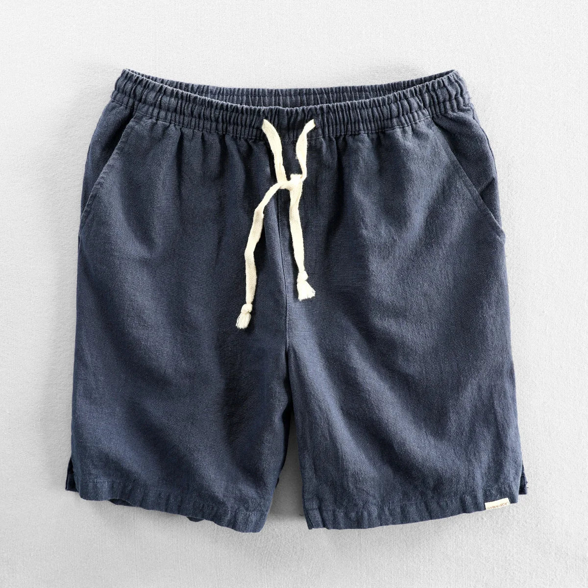 Bermuda casual para hombre con cintura elástica