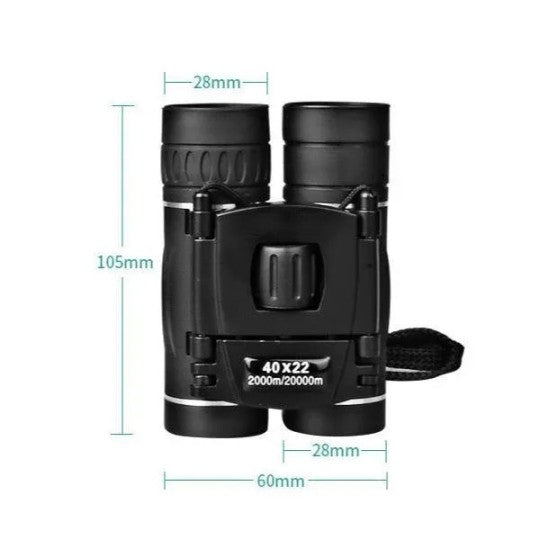 Binoculares militares HD 40x22 – Telescopio profesional para caza y actividades al aire libre
