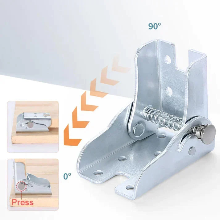 Bisagras plegables autoblocantes de acero inoxidable