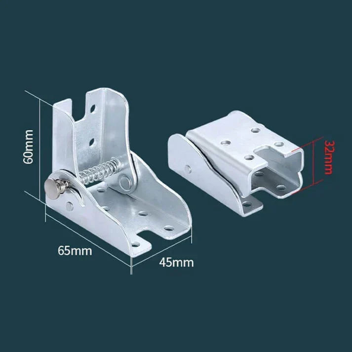 Bisagras plegables autoblocantes de acero inoxidable