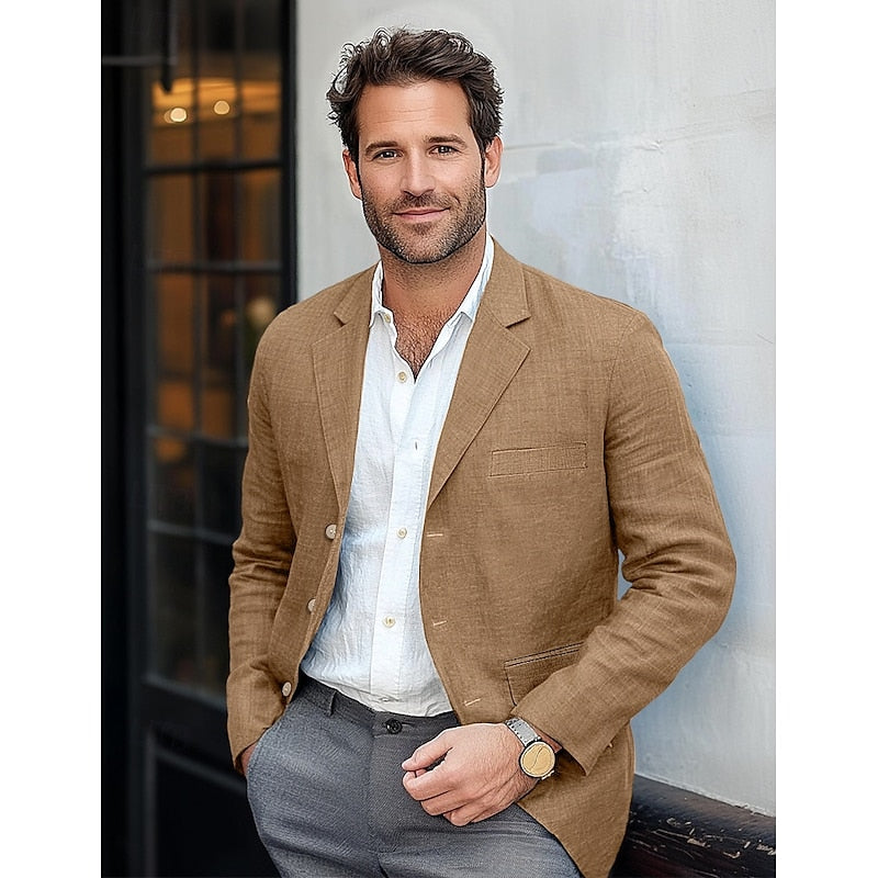 Blazer clásico ligero para hombre – Smart Casual para todo el año