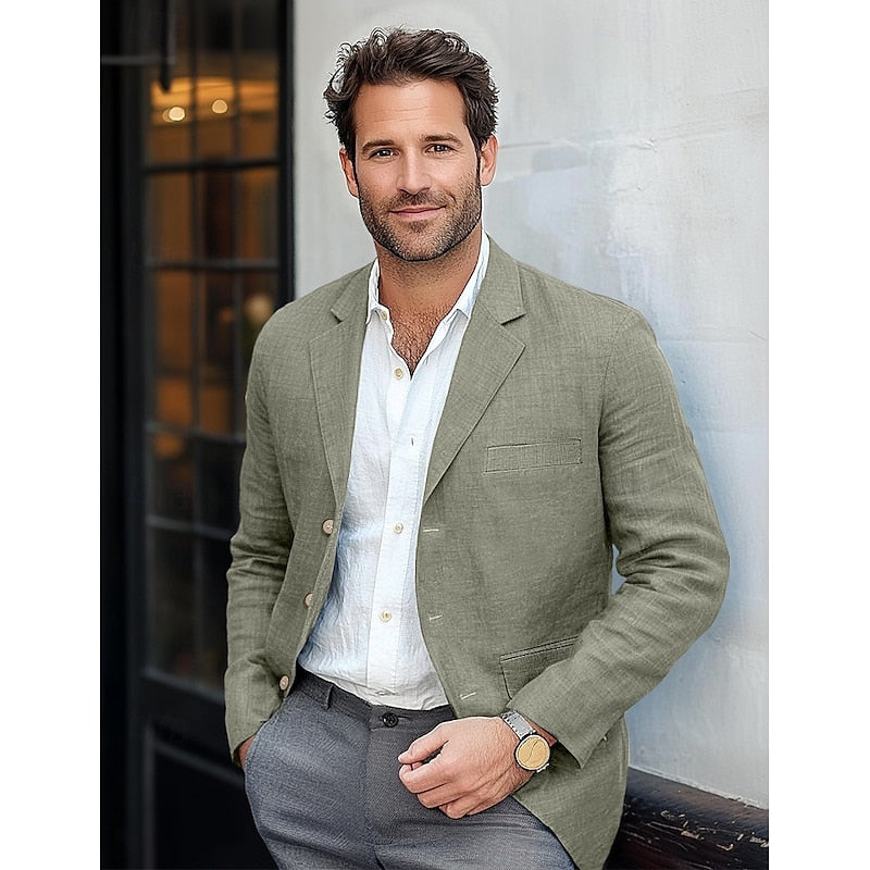 Blazer clásico ligero para hombre – Smart Casual para todo el año