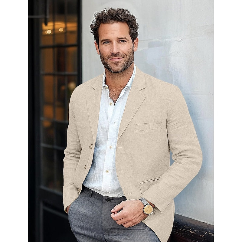 Blazer clásico ligero para hombre – Smart Casual para todo el año