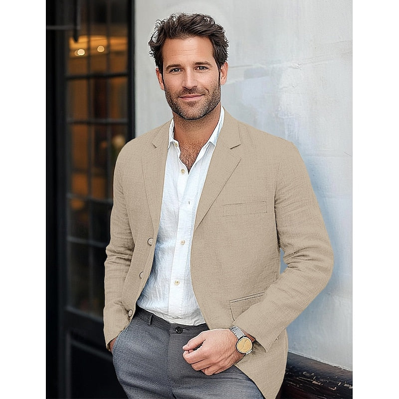 Blazer clásico ligero para hombre – Smart Casual para todo el año