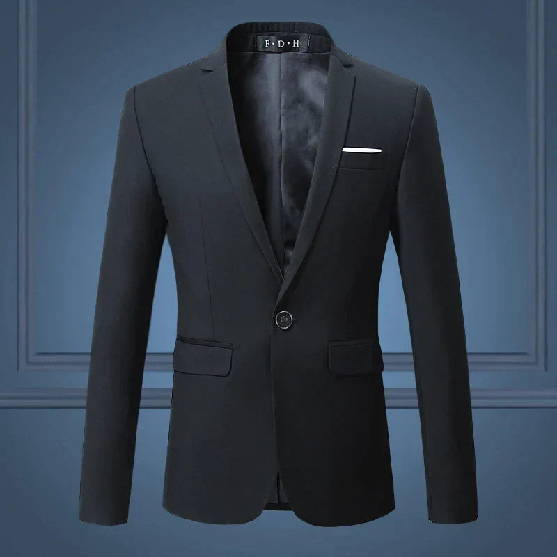 Blazer Clásico para Hombre - Elegancia Atemporal para Cualquier Ocasión de Otoño