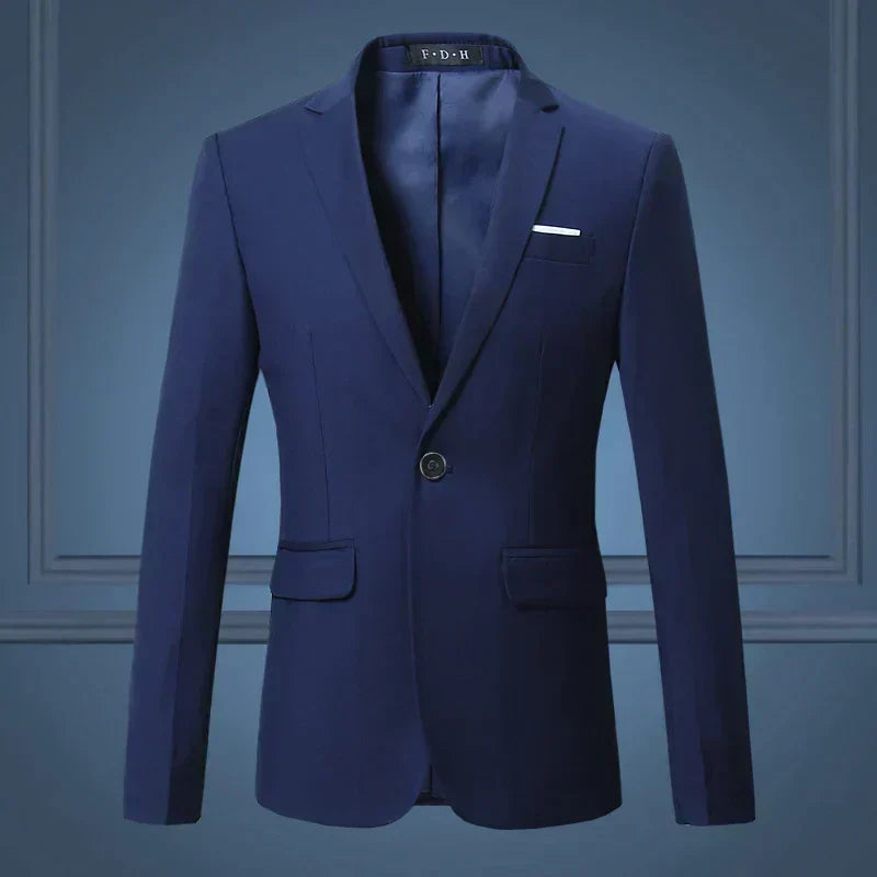 Blazer Clásico para Hombre - Elegancia Atemporal para Cualquier Ocasión de Otoño
