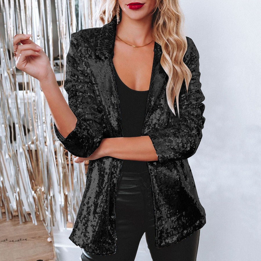 Blazer para mujer con lentejuelas