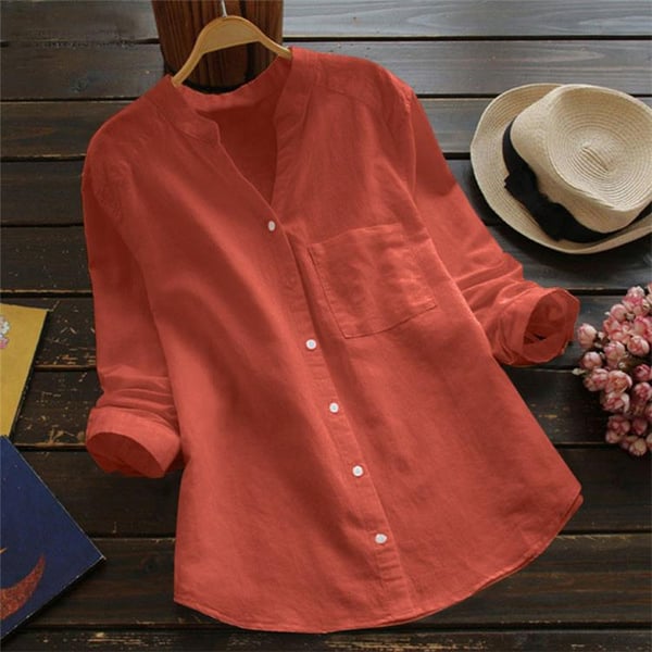 Blusa de algodón corte holgado