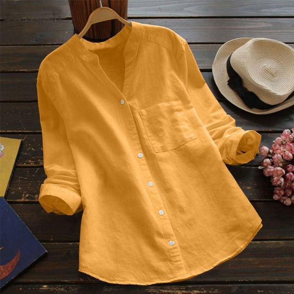 Blusa de algodón corte holgado