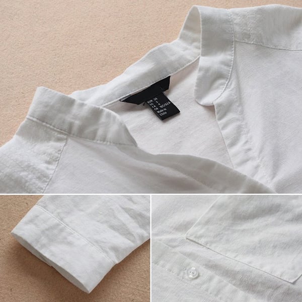 Blusa de algodón corte holgado