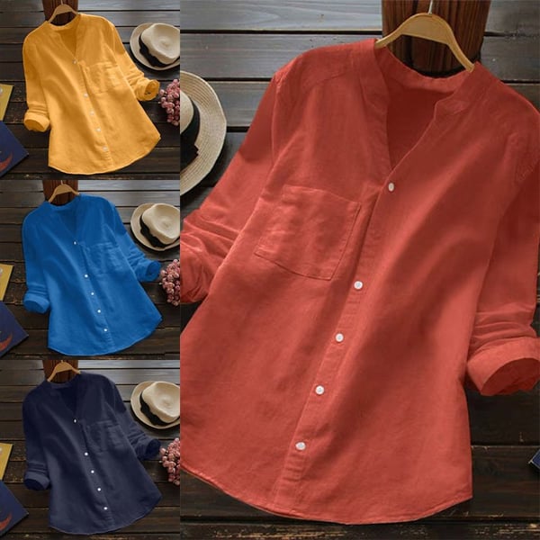 Blusa de algodón corte holgado