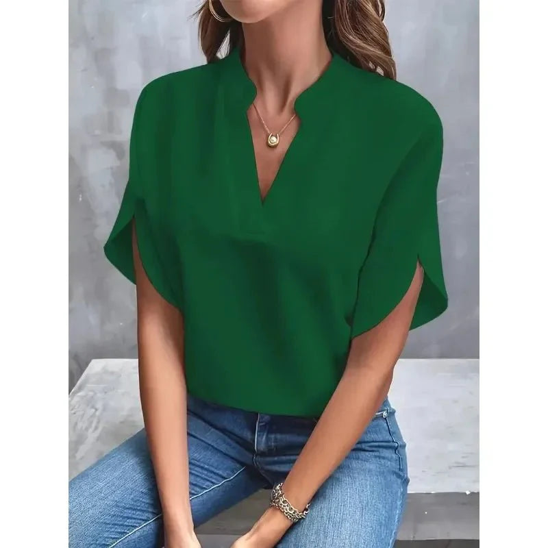 Blusa ligera para mujer con efecto reductor