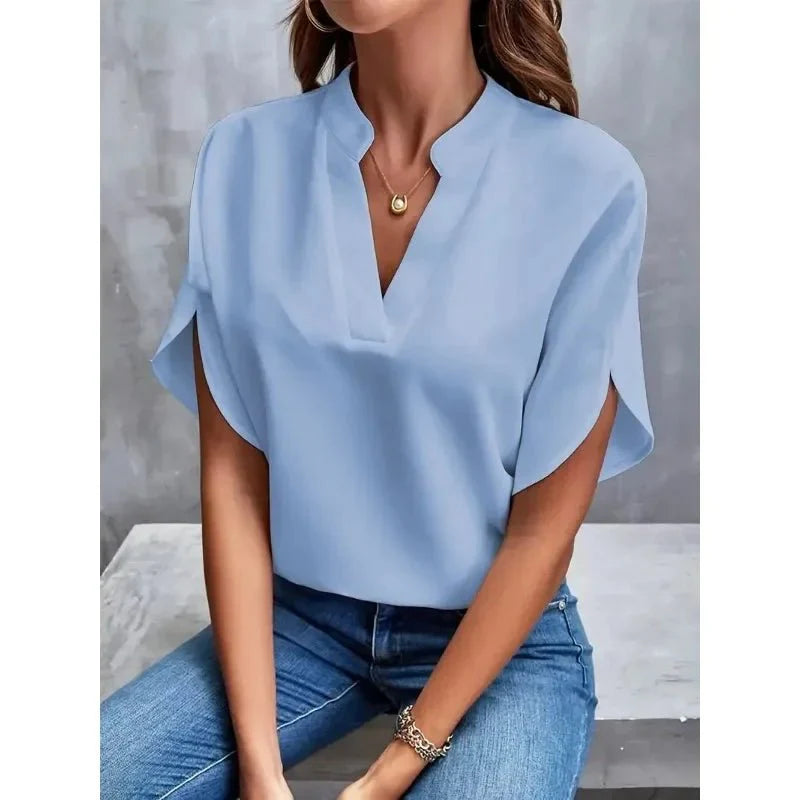 Blusa ligera para mujer con efecto reductor