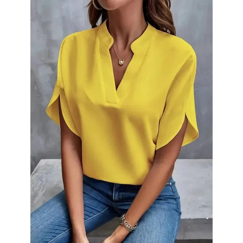 Blusa ligera para mujer con efecto reductor