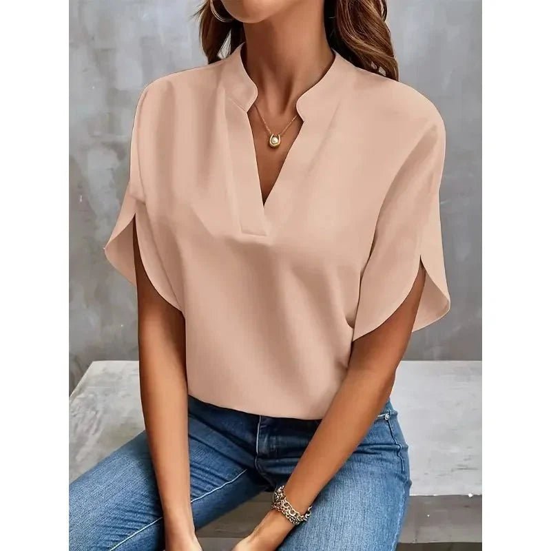 Blusa ligera para mujer con efecto reductor