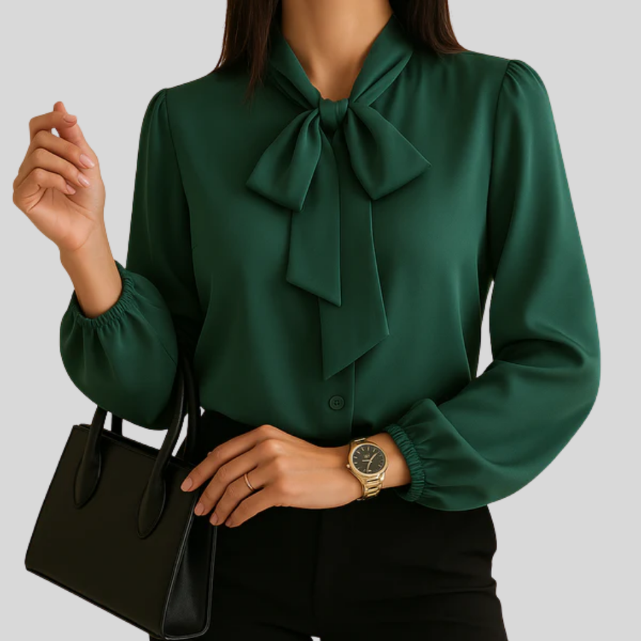 Blusa para mujer con detalle de lazo