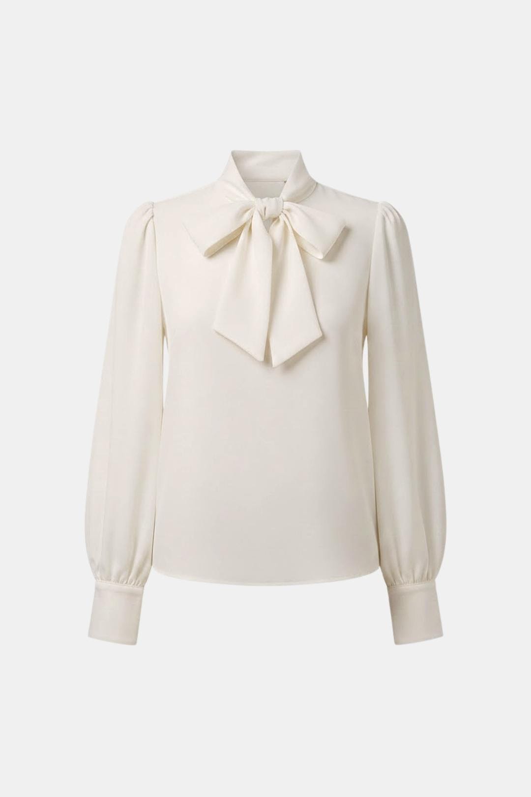 Blusa para mujer con lazada y manga larga