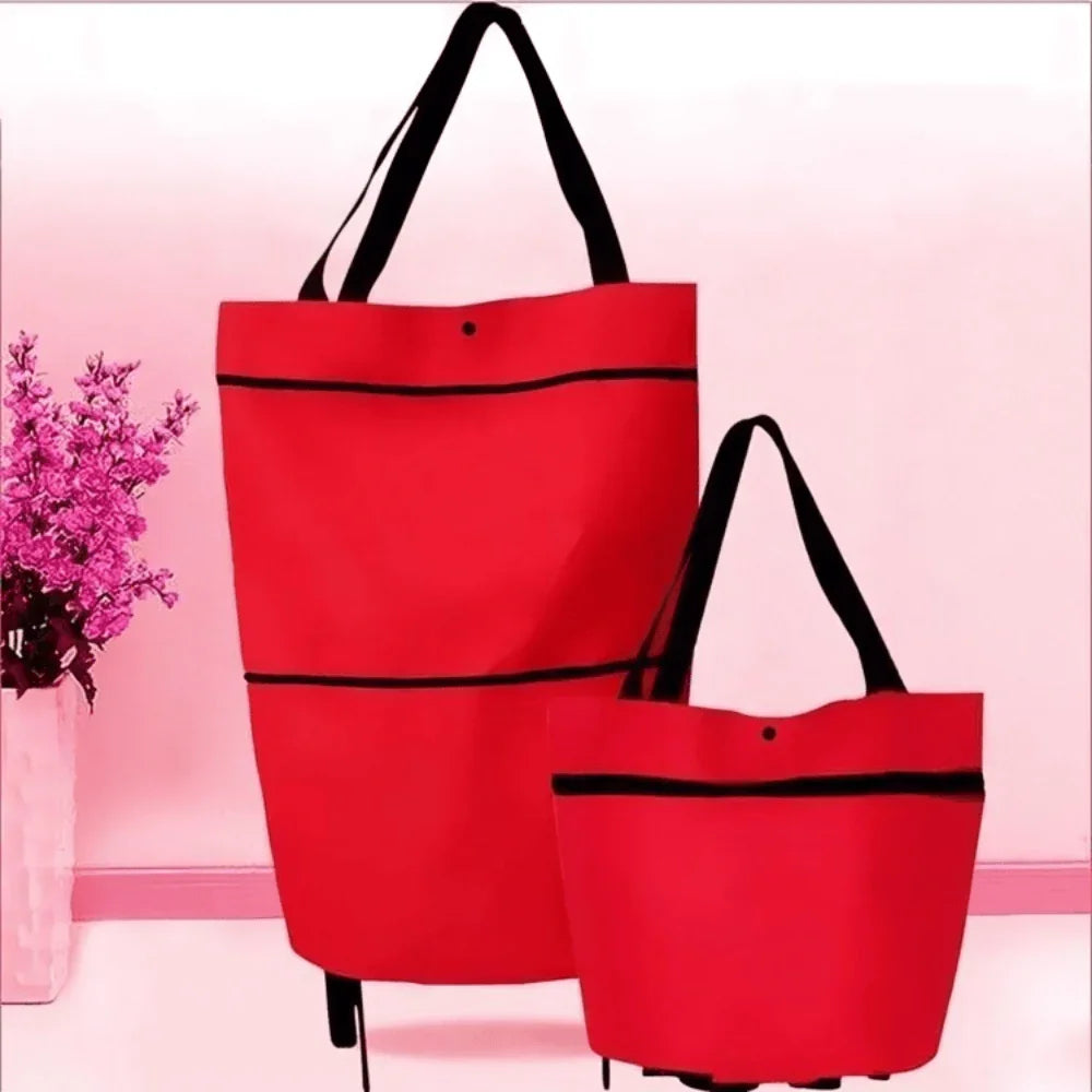 Bolsa de compra plegable con ruedas – Ecológica, compacta y ligera