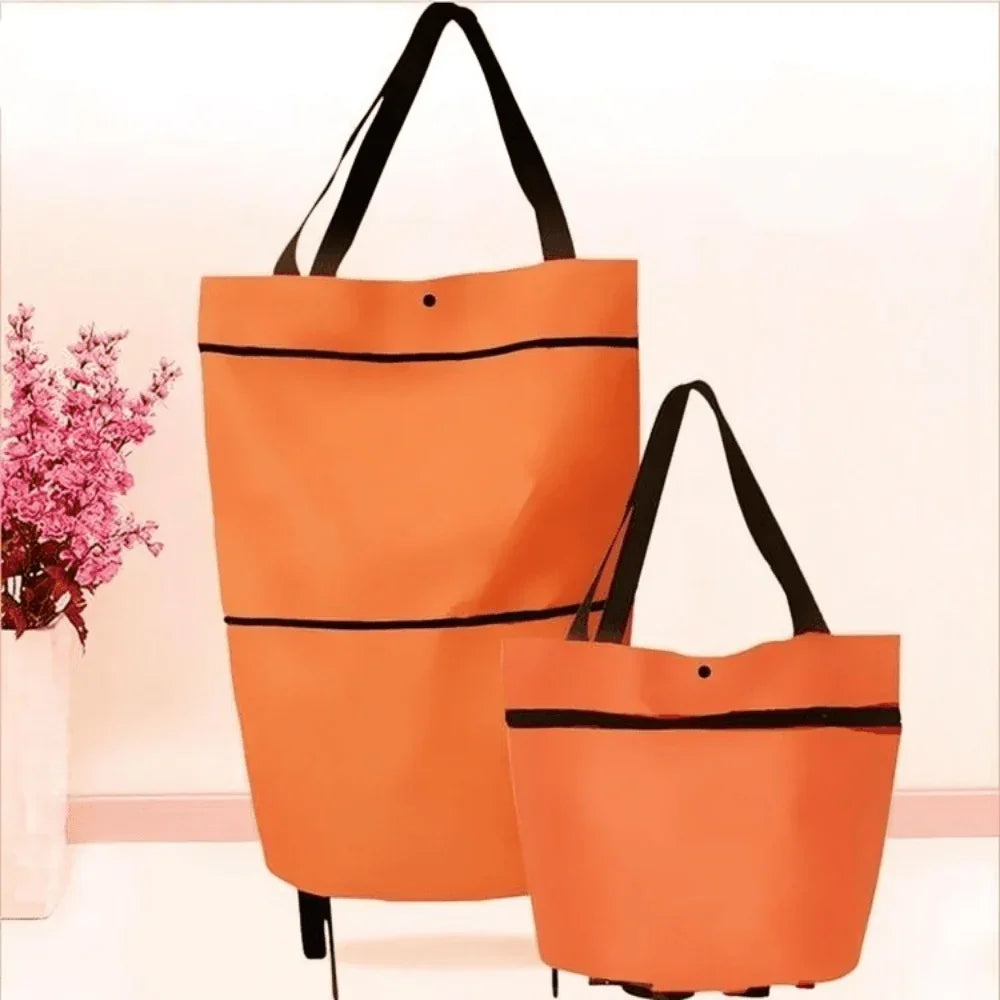 Bolsa de compra plegable con ruedas – Ecológica, compacta y ligera