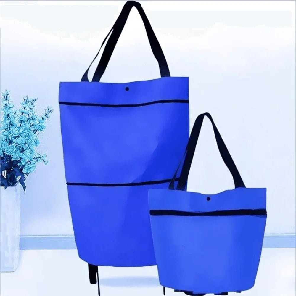 Bolsa de compra plegable con ruedas – Ecológica, compacta y ligera