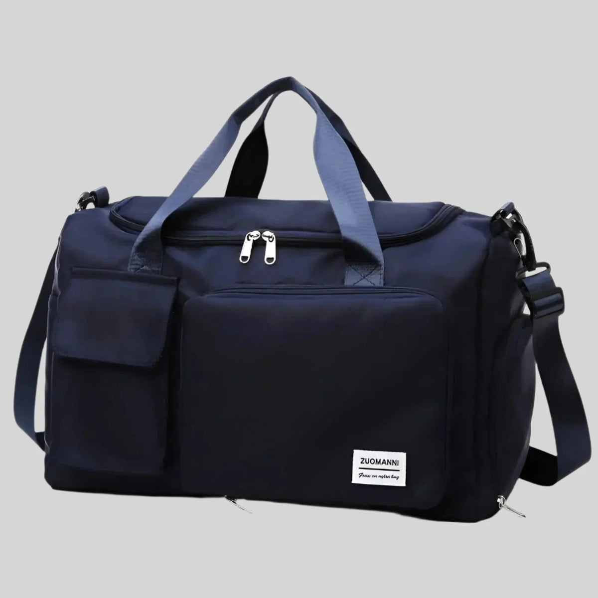 Bolsa de fin de semana impermeable – Bolso espacioso de viaje y gimnasio con compartimento para calzado