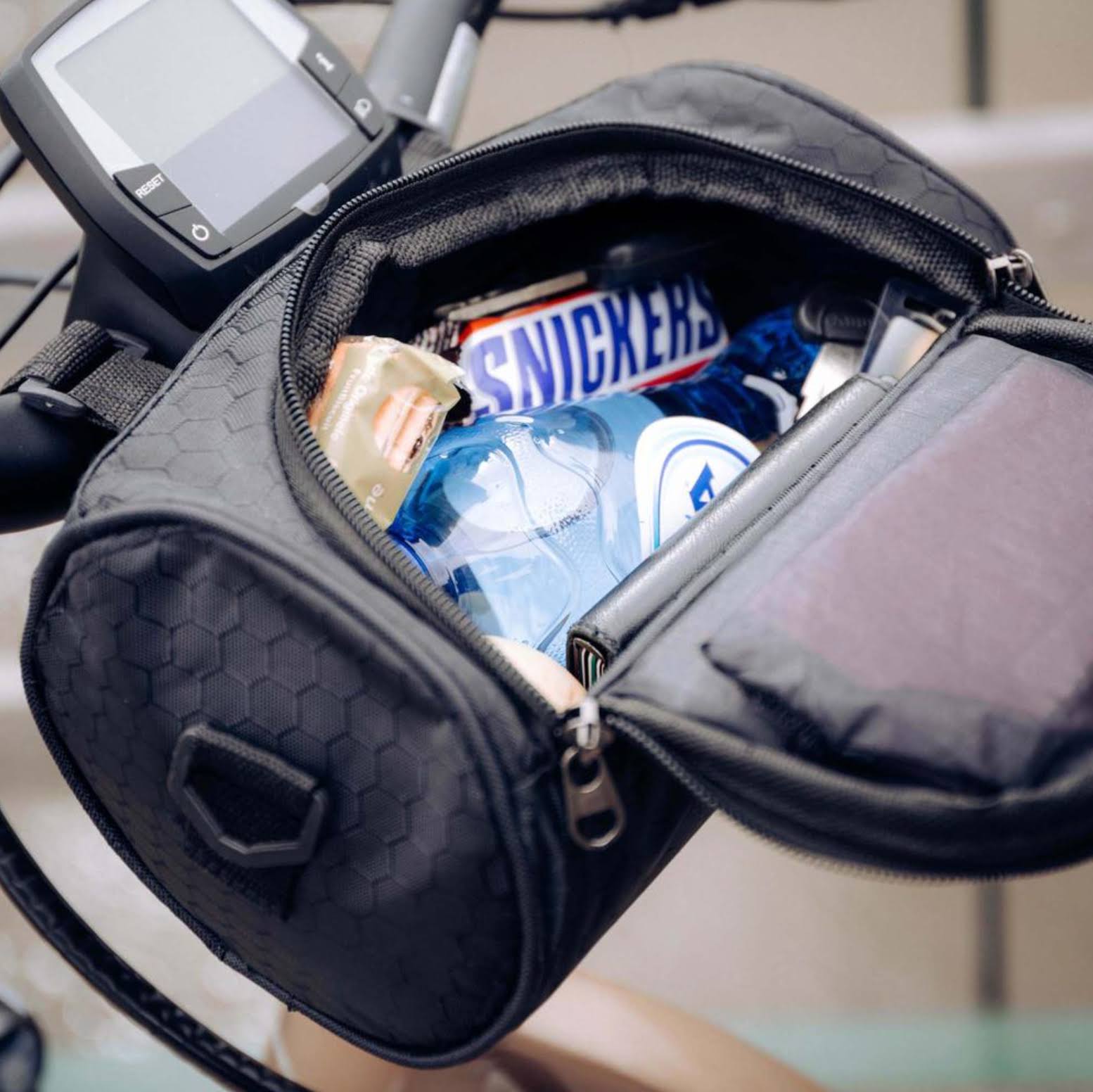 Bolsa impermeable universal para bicicleta con ventana para móvil