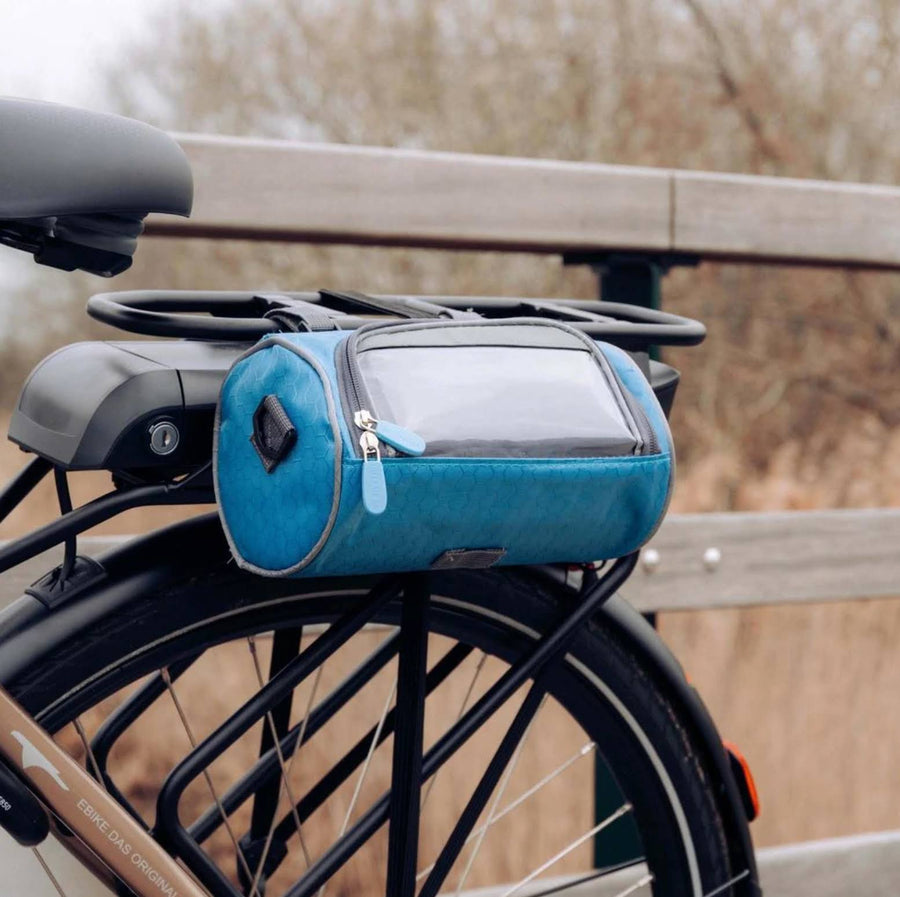 Bolsa impermeable universal para bicicleta con ventana para móvil