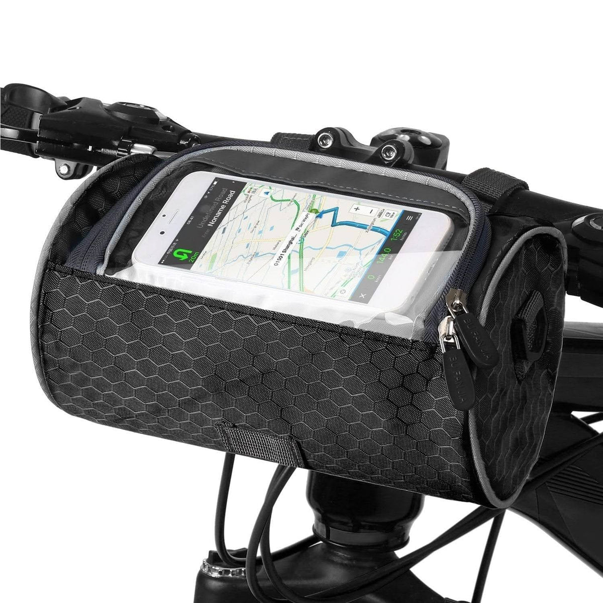 Bolsa impermeable universal para bicicleta con ventana para móvil