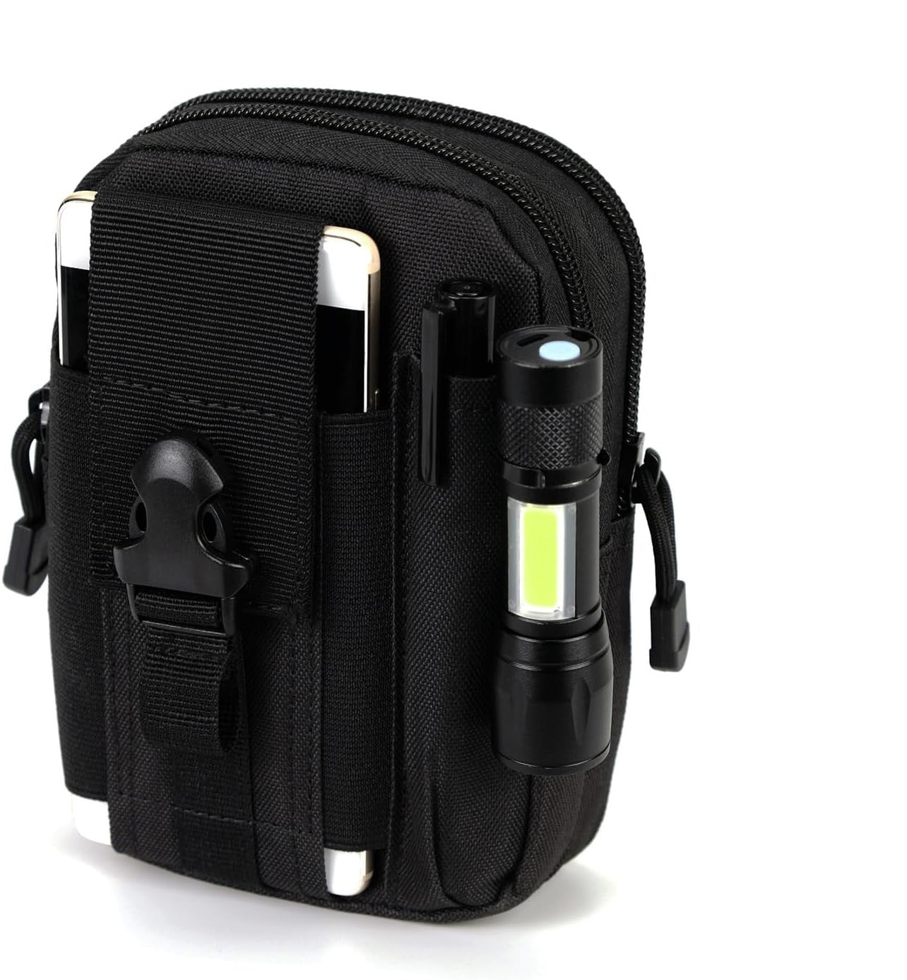Bolsa táctica EDC para cinturón con sistema MOLLE - Bolsa multiusos de calidad militar