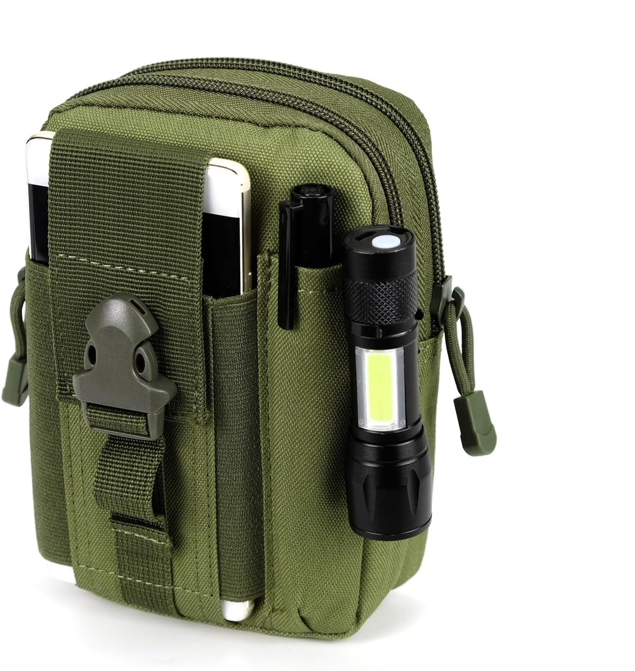 Bolsa táctica EDC para cinturón con sistema MOLLE - Bolsa multiusos de calidad militar