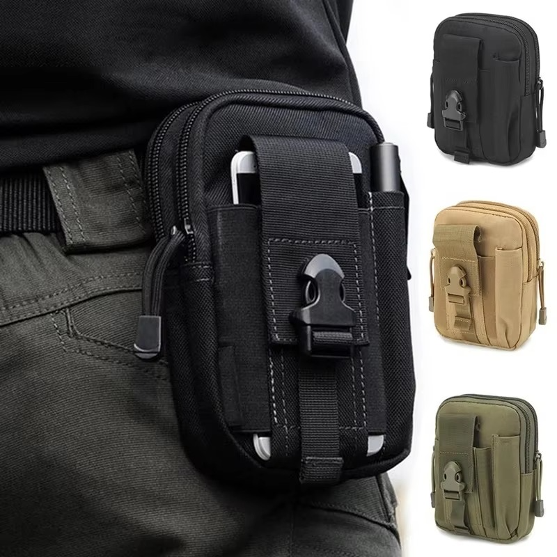 Bolsa táctica EDC para cinturón con sistema MOLLE - Bolsa multiusos de calidad militar