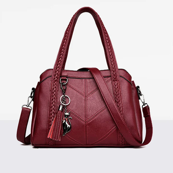 Bolso de cuero con gran capacidad