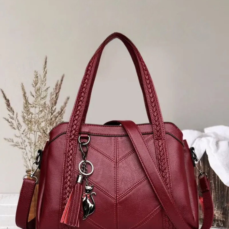 Bolso de cuero con gran capacidad