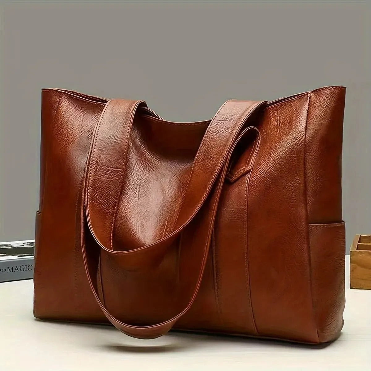 Bolso de gran capacidad estilo vintage