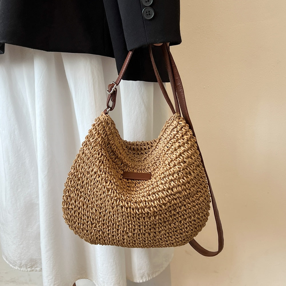 Bolso de hombro bohemio y espacioso – Elegante y práctico para el día a día