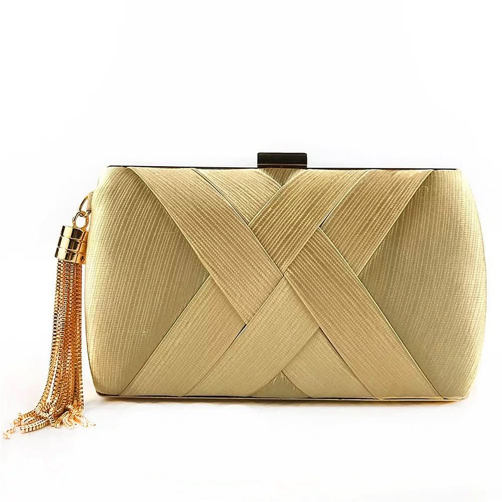 Bolso de noche para mujer con borlas y diseño moderno