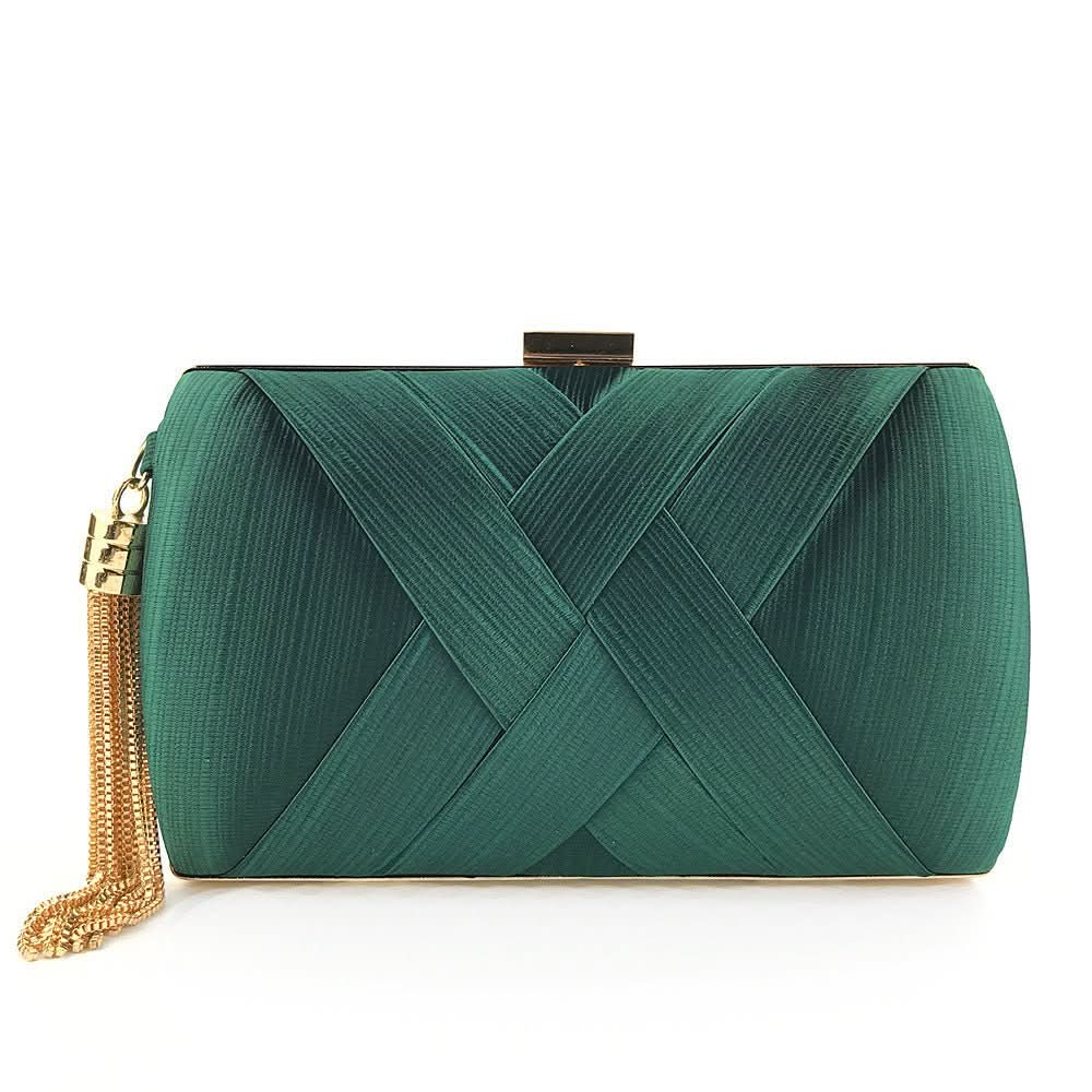 Bolso de noche para mujer con borlas y diseño moderno
