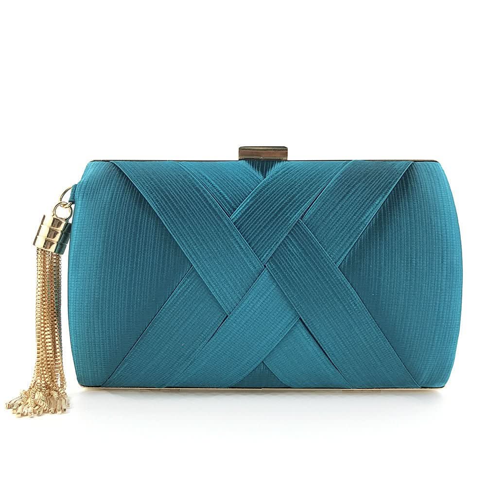 Bolso de noche para mujer con borlas y diseño moderno