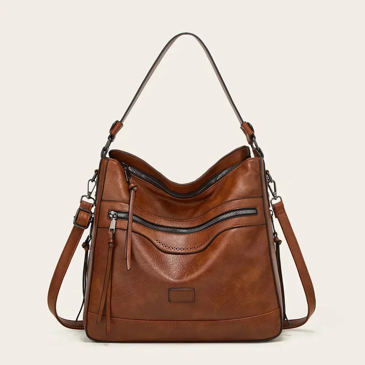 Bolso hobo de aspecto cuero