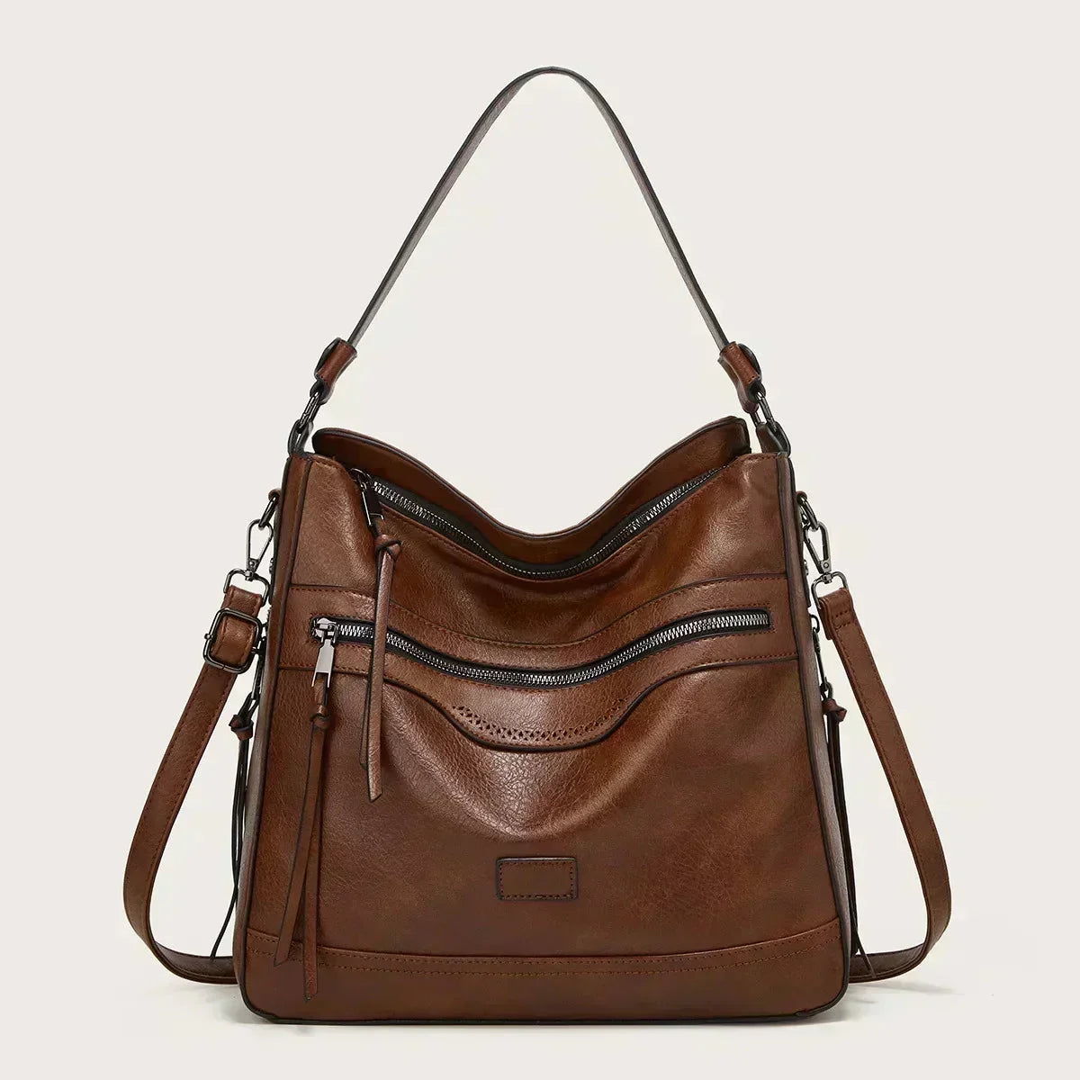 Bolso hobo de aspecto cuero