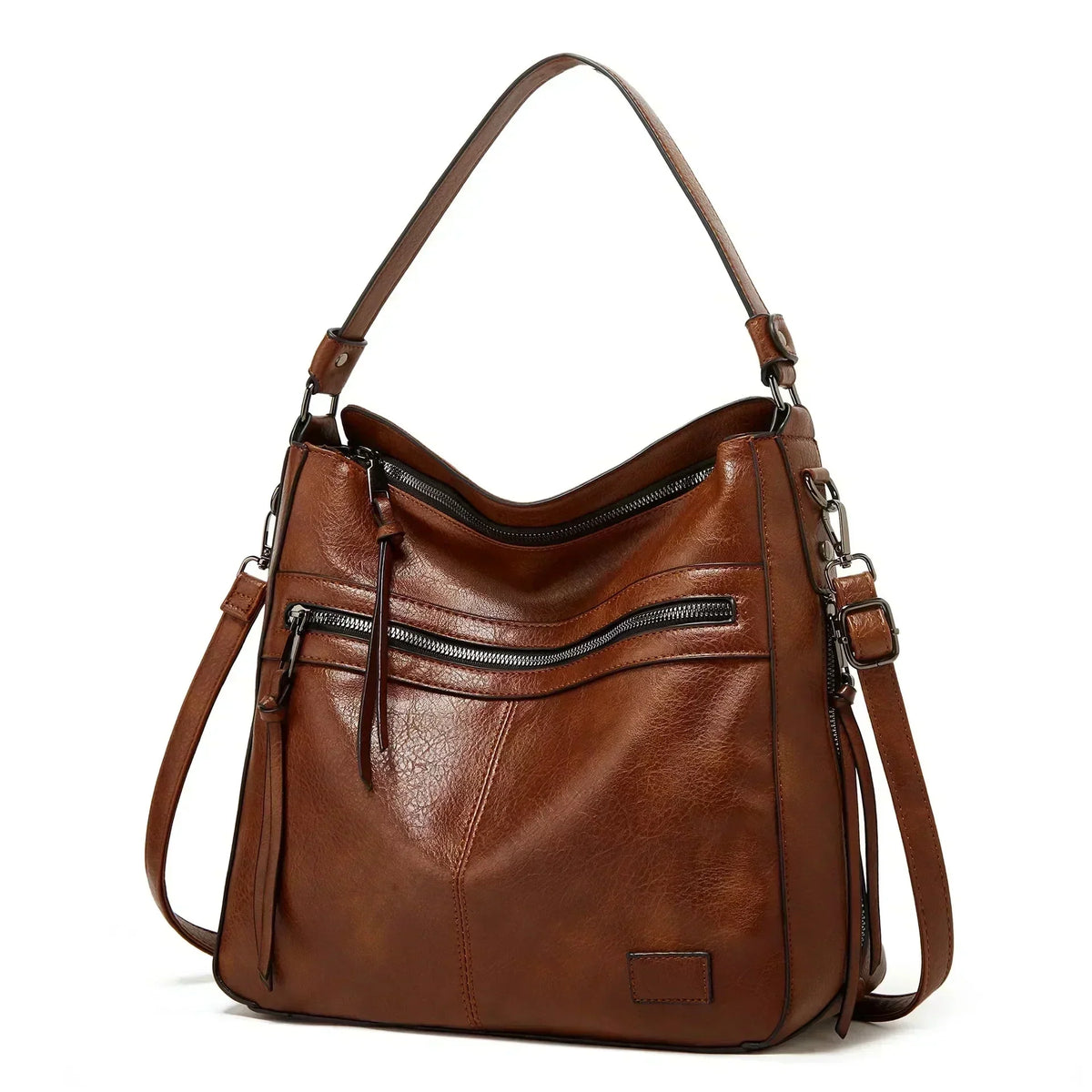 Bolso hobo de aspecto cuero